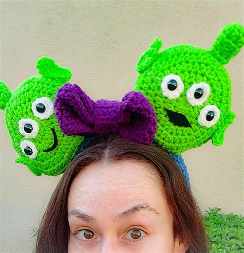 Crochet Disney Pixar Toy Story Alien Headband - Etsy