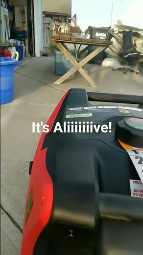 Running a New Predator 5000 Generator For The First Time