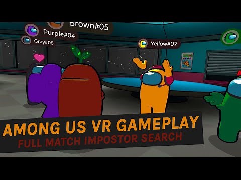 Among Us VR Impostor Search Full Match Gameplay On Quest
