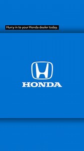 Now’s the time for a great deal on a new Honda—but it won’t last forever. Available at your local Honda dealer. | North Texas Honda Dealers