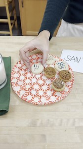 Have you made the viral peppermint plates yet? Ingredients: Peppermints Silicone Molds (we used the Pampered Chef Stretch-Fit Silicone Lid) Directions: 1. Preheat oven to 350 degrees while you place the unwrapped peppermints in the silicone lid. 2. Place the silicone lid with peppermints in the oven for 7-10 minutes. 3. Remove from oven and let cool in the lid for 10 minutes. 4. Serve cookies and other treats on your peppermint plate! Shop our Stretch-Fit Silicone Lid Set with your consultant or