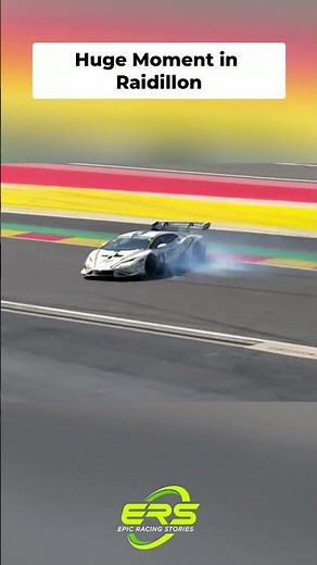 Scary spin through motorsports most daunting corner #Spa #LamborghiniST #epicracingstories