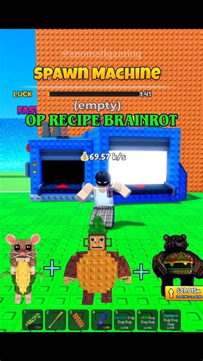 OP RECIPE BRAINROT SPAWN MACHINE