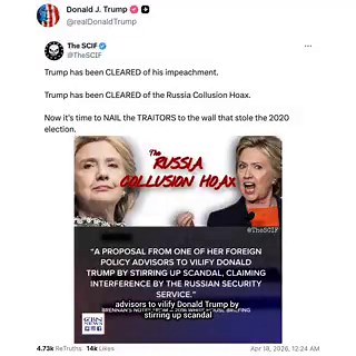 Traitors who commit treason will pay a price.DECLASS and PAIN is coming.