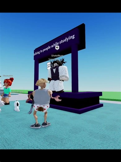 farting on random people in Roblox part 23