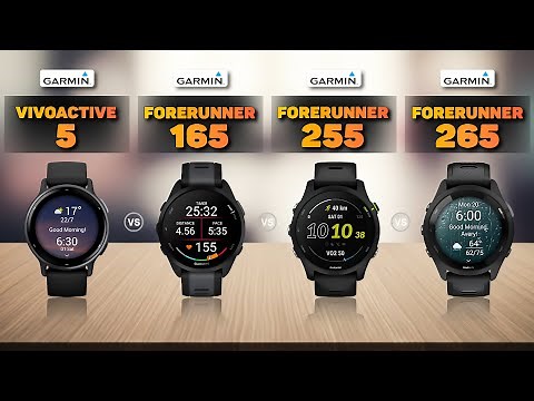 Garmin Vivoactive 5 vs Forerunner 165 vs 255 vs 265 🔥 Which One’s Right for You in 2025?