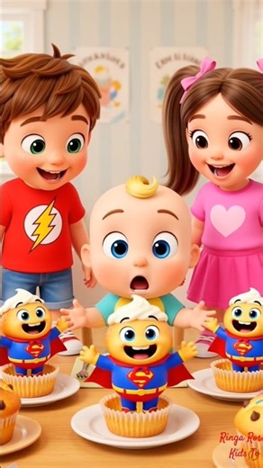 The Muffin Man Song 🥳 Fun Songs & Rhyme For Kids 🥳 #singalong #kidsongs #nurseryrhymes #shortsfeed