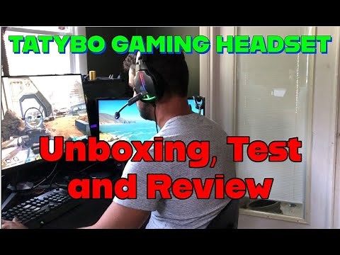 TATYBO Gaming Headset - Unboxing and Review