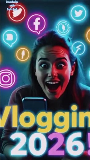 Vlogging Channel Future in 2026! 📸🔥#vloging #facts #viral