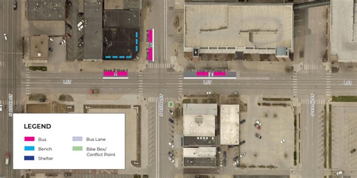 City proposes new locations for temporary StarTran transfer center in downtown Lincoln