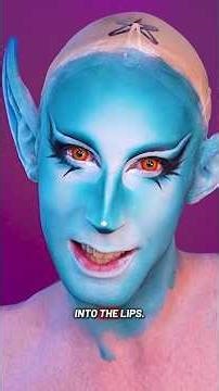 Ciara Myst Blue Alien Makeup Tutorial
