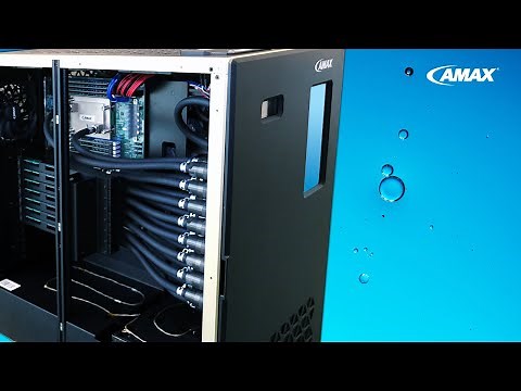 Maximize AI Workloads with the 7X GPU Liquid Cooled Workstation by AMAX