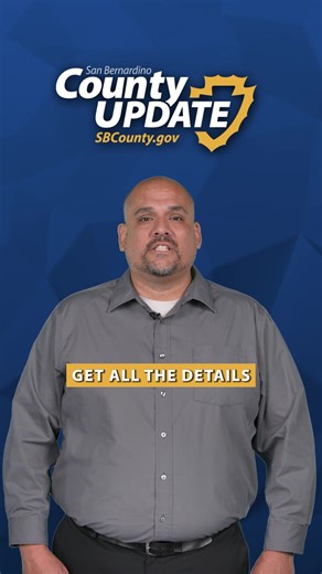 Communications Officer Mateo Cordova provides a roundup of what's in today's County Update. Read it at sbcounty.gov.