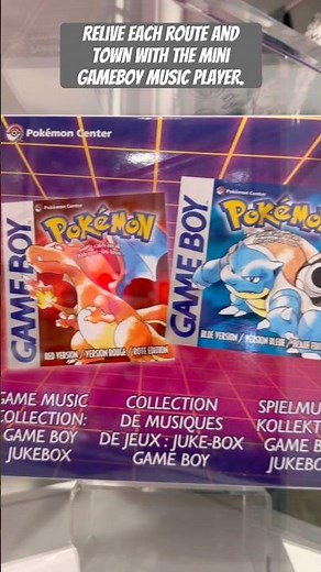 Pokémon GameBoy Music Collection #pokemon #gameboy #pokemonblue #pokemonred #nintendonyc #shorts