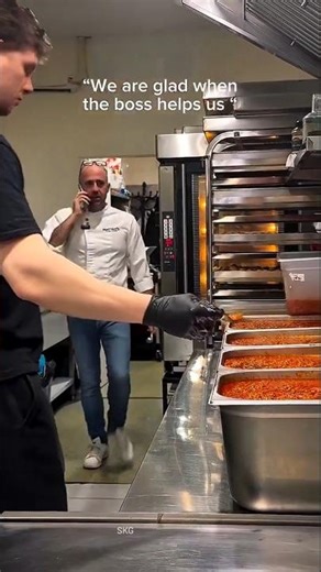 This man pretended to add salt to the food.