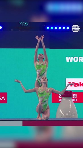 China's Gold Medal Winners Liuyi Wang and Qianyi Wang Amaze in Artistic Swimming at Paris 2024 Olympics
