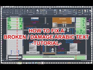 HOW TO FIX A BROKEN / DAMAGE ARABIC TEXT - TUTORIAL