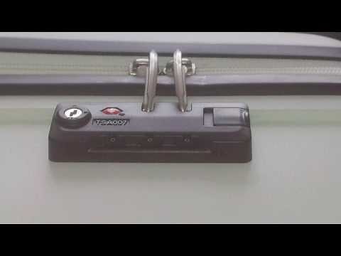 Setting American Tourister combination lock