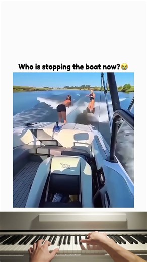 New lesson learned ✅ Always stay in the boat 😂