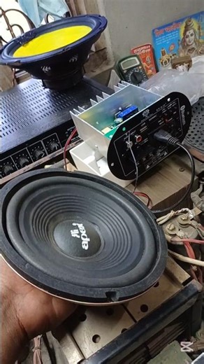 Mini Powerful Amplifira And Mini Speaker 6" Sound Test And Vibration \\Chhota Packet Bada Dhamaka!