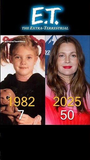 E.T. (1982-2025)⭐ THEN VS NOW #shorts