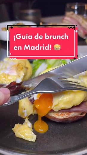 La guía definitiva para encontrar los MEJORES BRUNCH de Madrid. 🥓🥞 Te llevamos a descubir los planes más populares de la capital… ¿te apuntas? ¡Síguenos! 👈 #brunchmadrid #brunch #planesmadrid #planesmadridhoy