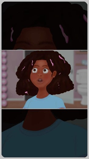 Bubble Gum Trouble 💕 ~ Wash Day Bubble Gum Remover Animated Short #art #animation #animationshorts