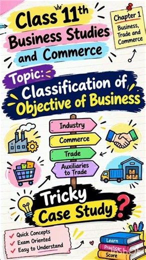 Chapter 1 – Business, Trade and Commerce |Class 11 Business Studies | part 3