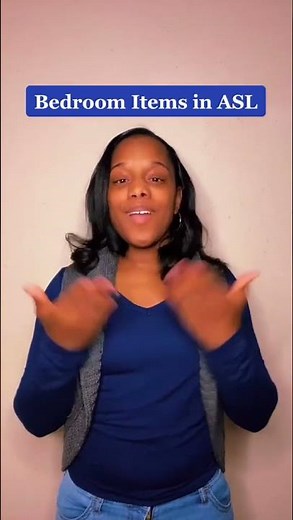 How to Sign Bedroom Items in ASL | Bedroom Items in Sign Language