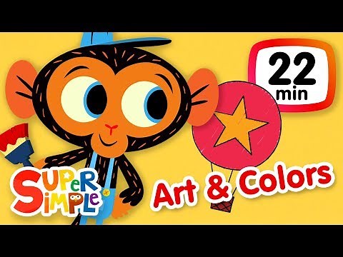 The Super Simple Show - Art & Colors | Kids Songs & Cartoons
