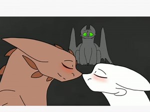 toothless x light fury第八集