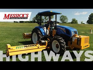 Unique Highway Mowing Tractors | New Holland Workmaster 75 & Alamo Interstater