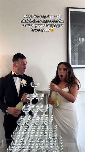 Champagne Tower Pour Tips for Your Wedding Day