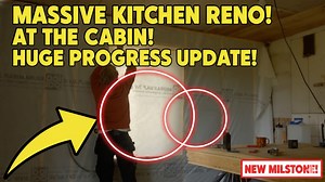 Kitchen Renovation at the Cabin – Progress Update