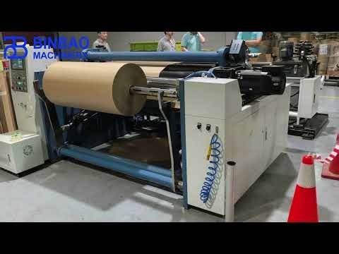 Large Automatic Kraft Paper Cardboard Rewinding Machine