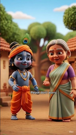 Little Krishna and the Broken Pot | Heart Touching Moral Story in English
