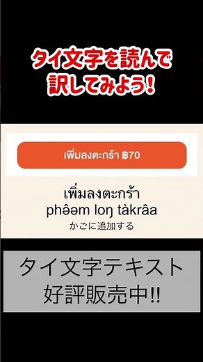Let's read Thai characters and translate them! #Moving to Thailand #ThaiLanguage #ThaiCharts