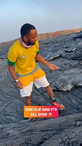 Getting way too close to lava 😰 #lava #mountain | Lessons Learned In Life