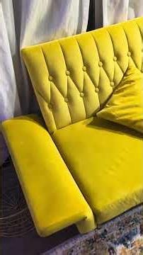 The perfect addition to your living space yellow convertible futon sofa bed