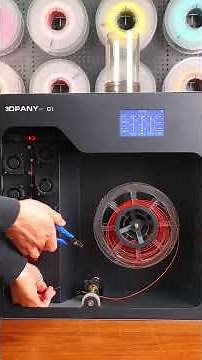 ♻️100% 3D Printing Waste Recycling-3DPANY-C1 Extruder & Recycling Machine #filamentmaker #3dprinting