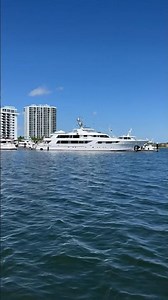 Tiger Woods Superyacht “Privacy” at Old Port Cove #luxuryyacht #palmbeach #tigerwoods