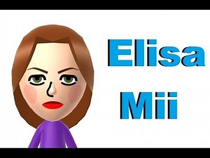 How to make an Elisa Mii (Miisearch)