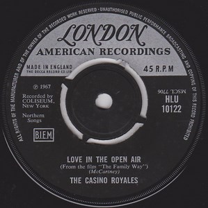 The Casino Royales - Love In The Open Air