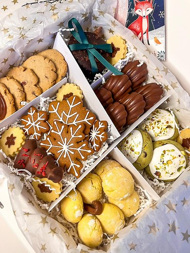 Assorted Cookies Box | Handcrafted Cookies Box | Gift Cookies Box | Holiday Cookie Assortment | Party-ready Desserts | Mixed Pastry Box - Etsy