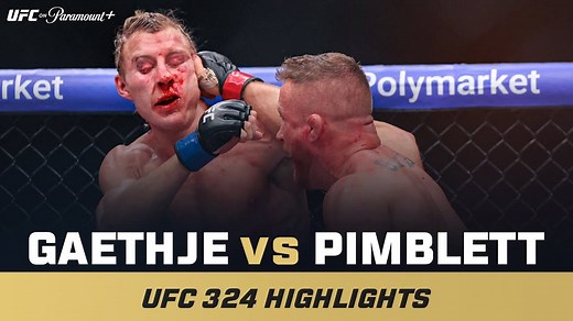 Justin Gaethje vs Paddy Pimblett: UFC 324 full fight video highlights - FIGHTMAG