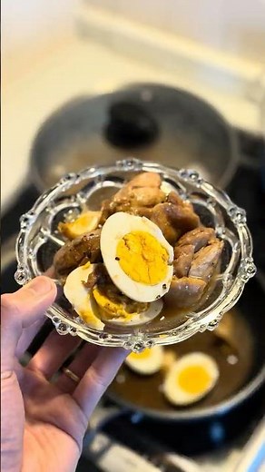 鶏もも肉のさっぱり煮 #煮物 #鶏肉 #卵 #ポン酢 #自炊男子 #自炊 #簡単レシピ #簡単ごはん #料理 #cooking