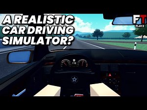 Playing Roblox Realistic Car Driving! (First Impression!)
