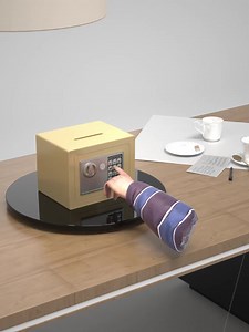 GB202101086257 Petit coffre-fort mini-dans-mur électronique mot de passe tirelire coffre-fort | Going Beyond Stock