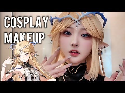 [Cosplay makeup] Check out this ephemeral elf makeup by a cosplayer with 800,000 followers. ~Naru...