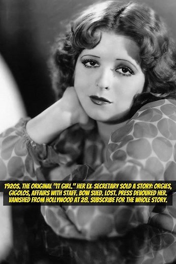 Clara Bow Vanished at 28 – The Secretary's Betrayal That Shook Tinseltown